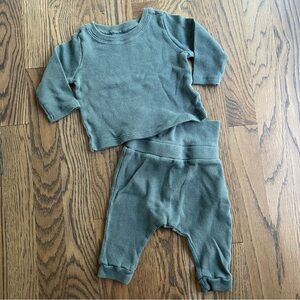 Old Navy Thermal-Knit Shirts/Pants Set, 3-6 Months